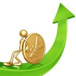 Tre figure, due individui, una moneta