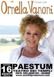 Paestum. Ornella Vanoni in concerto 