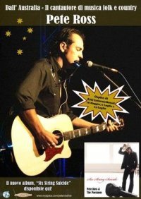 Pete Ross in concerto gratuito a Rocca San Casciano