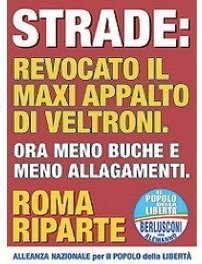 Alemanno 2008: "Ora meno buche e meno allagamenti con il nuovo piano"