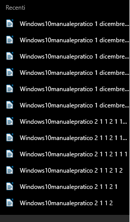 Windows 10 | Interessante funzionalità per ricercare file usati recenti: Windows 10 Hacks
