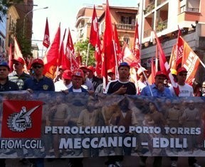 La Sardegna in piazza per il lavoro