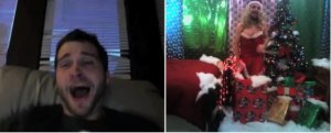 "All I Want For Christmas Is You" versione Chatroulette - VIDEO