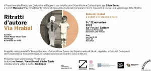 Via Hrabal, ritratti d'autore: Bohumil Hrabal a colori e in bianco e nero a Venezia