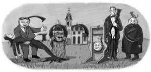 Google celebra la Famiglia Addams con il doodle