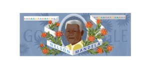 Il doodle di Google oggi è dedicato a Nelson Mandela