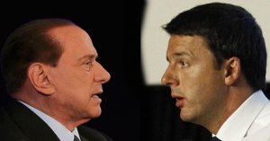 La "svolta liberale" a tarallucci e vino di Berlusconi e Renzi