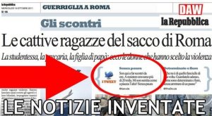 "Black Bloc" e 15 ottobre: Repubblica inventa i tweet dalla piazza