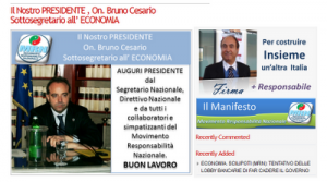 Cesario e l'economia: Mi avvalgo della facoltà di non rispondere