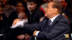 Berlusconi da Santoro: un cinepanettone postnatalizio