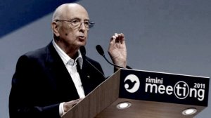 Napolitano a Rimini scalda i cuori dei "catto-berlusconiani"