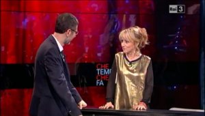 Luciana Littizzetto ieri a "Che Tempo che Fa" (19/01/2014)