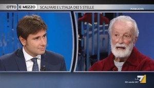 Di Battista-Scalfari a La7: il rispetto e l'insulto (VIDEO)