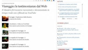 Corriere, Repubblica, La Stampa e i video degli utenti