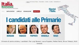 Primarie centro-sinistra: il primo turno a Bersani