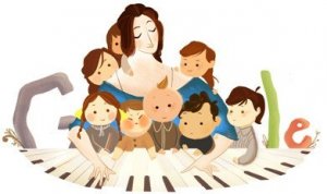 Il doodle di Google è per Clara Schumann