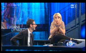 Luciana Littizzetto ieri a Che Tempo che Fa (27/10/2014)