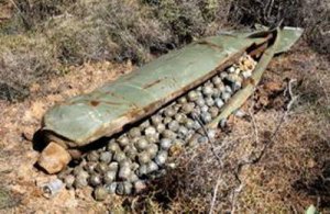 Cos'è una cluster bomb o bomba grappolo
