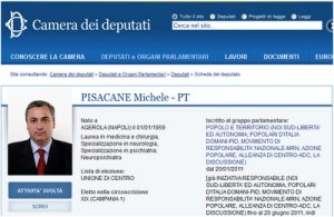 Per l'Onorevole responsabile Michele Pisacane 30 mila euro al mese "sono pochi"