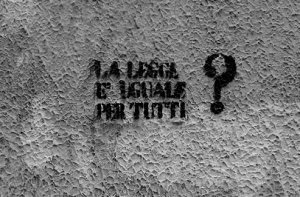 La disuguaglianza davanti alla legge