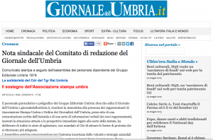Il Giornale dell'Umbria rischia di chiudere. Che fine farà il pluralismo dell'informazione?
