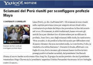 Fine del mondo: tocca levare tutti gli articoli, il mondo non finirà il 21 dicembre. Uffa!