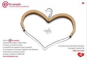 Nasce Eforpeople il sito di shopping dove la moda sostiene la solidarietà