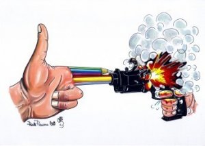 Un Poliziotto realizza fumetti contro la camorra