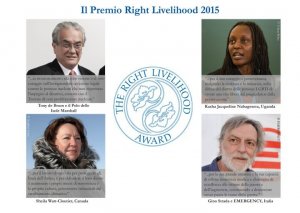 Gino Strada tra i vincitori del Right Livelihood Award 2015