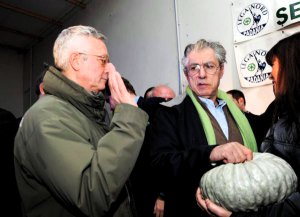 Ritrovato Tremonti: era con Bossi alla "Sagra della Zucca"