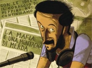 Una via dedicata a Peppino Impastato per ribadire che "la mafia è una montagna di merda!"