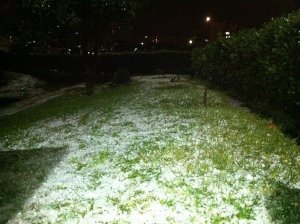 Maltempo, Catania sotto la grandine e la neve