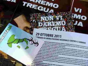 Manifestazione nazionale contro il carbone e per le energie rinnovabili. Un successo anche a Civitavecchia