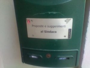 La cassetta della posta del Comune di Trieste