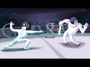 Londra 2012: il quarto doodle di Google è per la Scherma