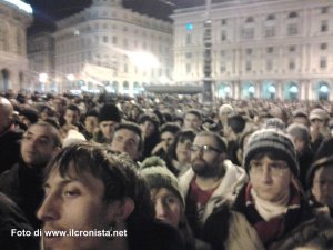 Reportage comizio di Grillo a Genova