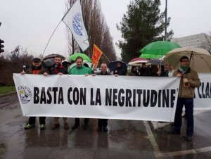 Un'orgogliona verde domenica leghista