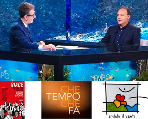 Che Tempo che fa - Rai2: Fabio Fazio menziona "Riace. Musica per l'Umanita'"