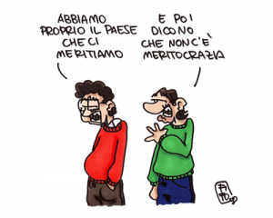 Meritocrazia da cabaret