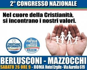 Berlusconi e Mazzocchi: "nel cuore della cristianità si incontrano i nostri valori"