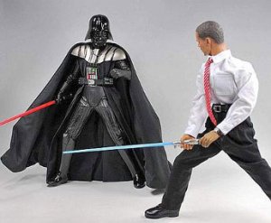 Obama come Superman - Dal gioco on line al pupazzo