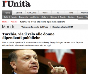 L'Unità e l'ultima cantonata