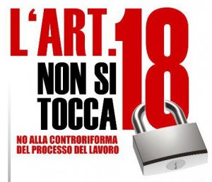 La "controriforma" dell'articolo 18: uno Tsunami