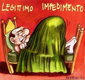 Il-legittimo impedimento del Re Impunito