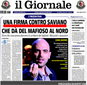 Il Giornale e le firme contro Roberto Saviano: è giunta l'ora di raccontarvi il fallimento