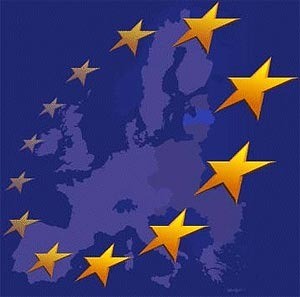 Stati Uniti d'Europa, USE: cerchio di stelle in campo azzurro, ambiente, libertà e democrazia