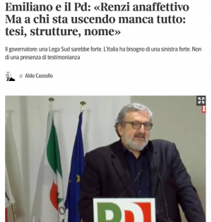 Scissione Pd, le interviste di Emiliano e Orfini | All'alba fallirò