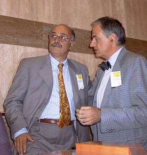 Massimo Scalia (a sinistra) e Gianni Mattioli (a destra) Massimo Scalia (a sinistra) e Gianni Mattioli (a destra)