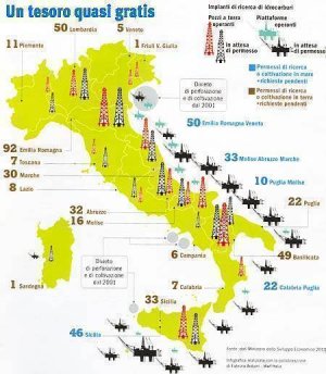 Italia, largo alle trivelle