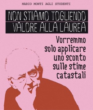 Monti e il valore della laurea